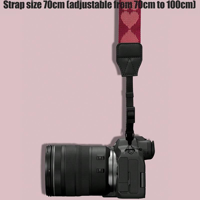 Heart Pattern Camera Shoulder Strap