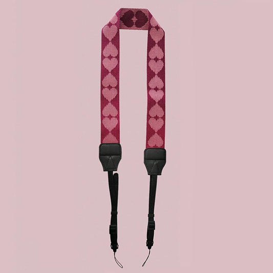 Heart Pattern Camera Shoulder Strap